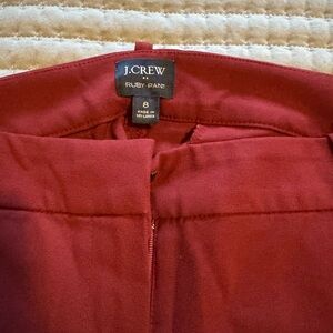 J.Crew Deep Red Trousers